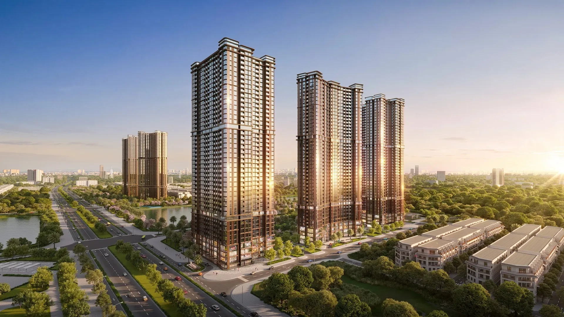 Tòa tháp căn hộ cao cấp – ảnh minh họa Mont Alp Residences